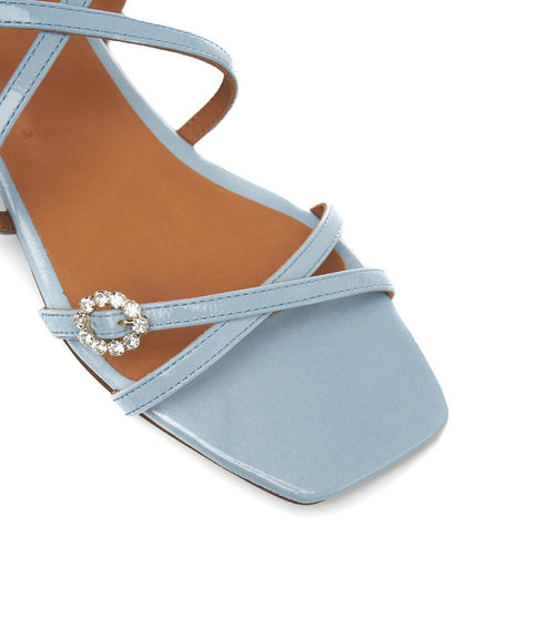 Sandali con gioielli #blu