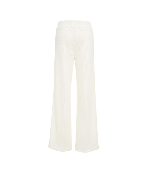 Pantaloni "Avril" con coulisse #bianco