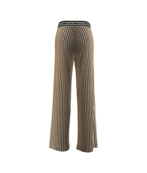 Pantaloni "Allison" con fascia in vita #oro