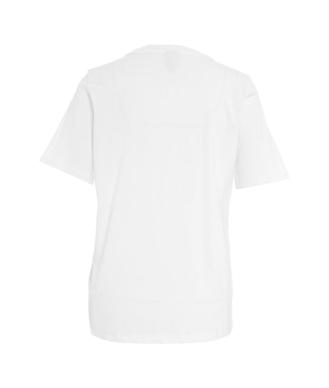 T-shirt con logo "Jawo" #bianco