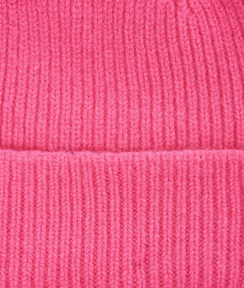 Beanie in maglia #pink