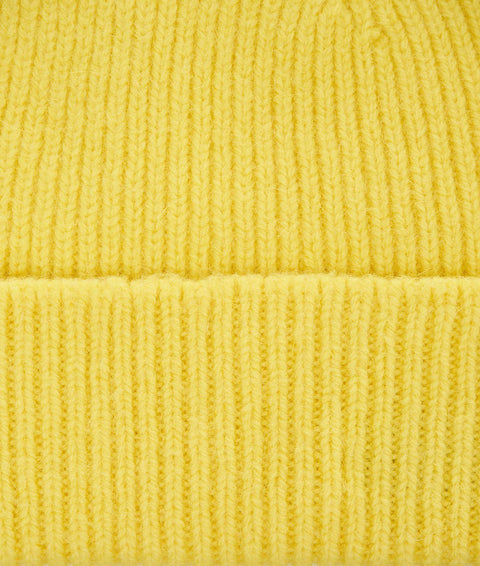 Beanie in maglia #giallo