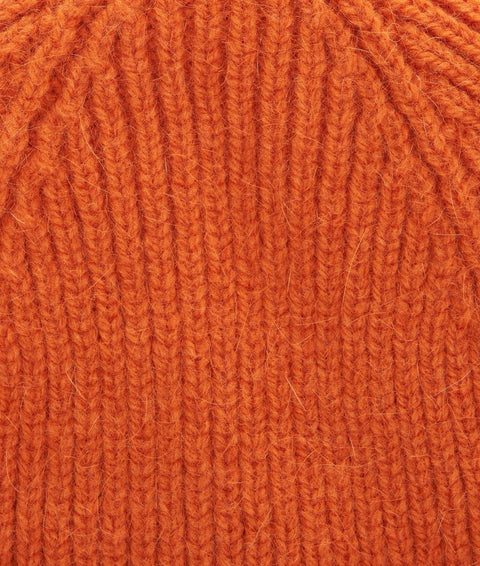 Beanie in maglia #arancione