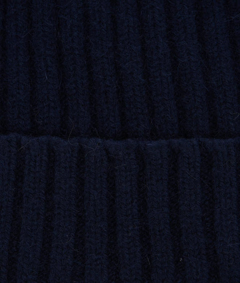 Beanie in maglia #blu