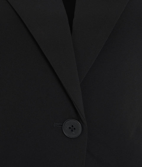 Cropped blazer "Fique" #nero