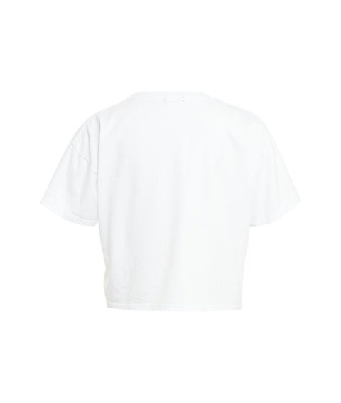 T-shirt cropped #bianco