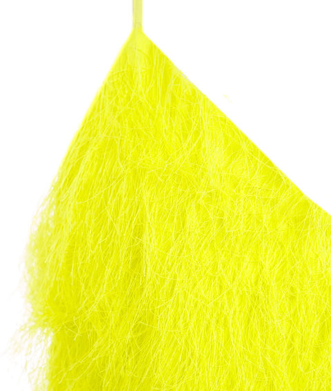 Top con fili effetto piume #giallo