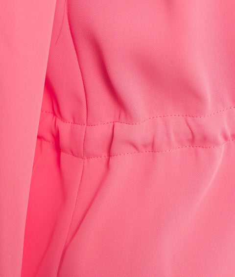 Blazer con cintura in vita #pink