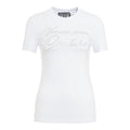 T-shirt con strass #bianco