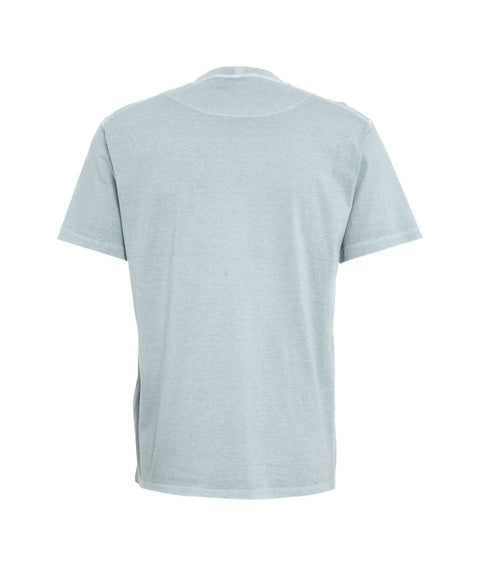 T-shirt con logo ricamato #blu