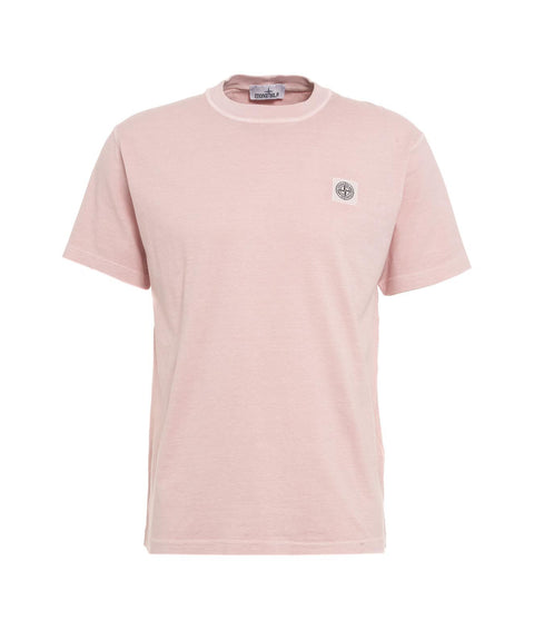 T-shirt con logo ricamato #rosa