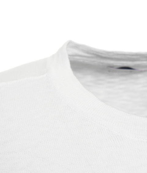 Maglione con logo #bianco
