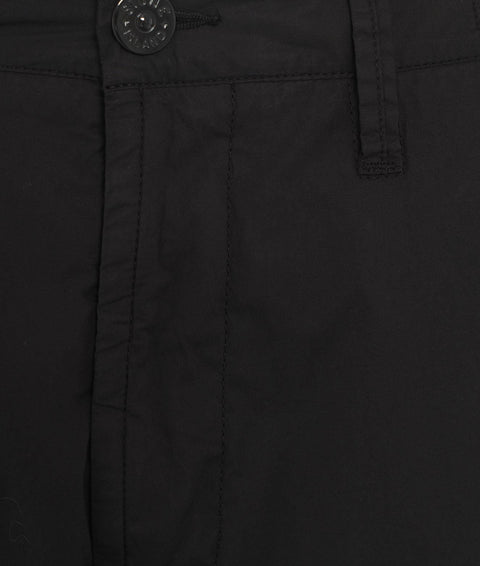 Pantaloncini con logo staccabile #nero