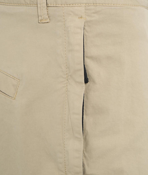 Pantaloncini con tasca cargo #beige