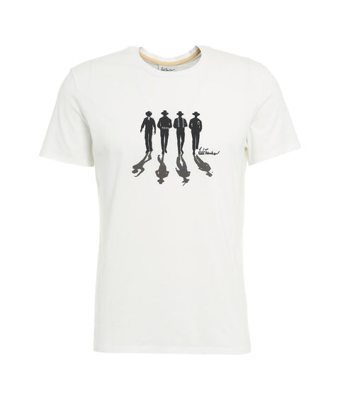 T-shirt con stampa "Luargi" #bianco