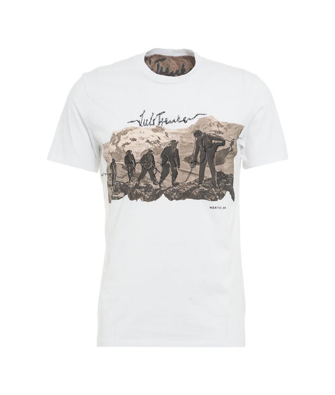 T-shirt con ricamo "Luluis Heritage" #bianco
