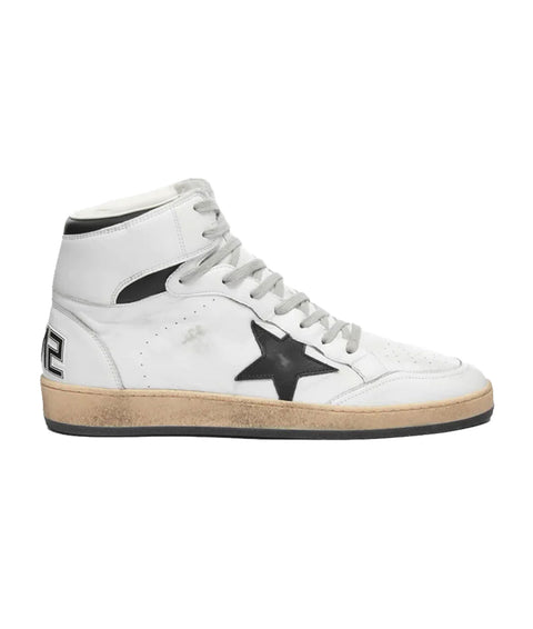 High Top Sneaker "Sky Star" #bianco
