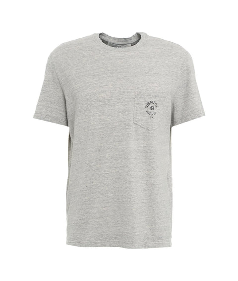 T-shirt con taschino #grigio