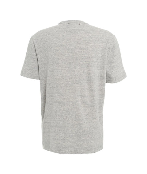 T-shirt con taschino #grigio