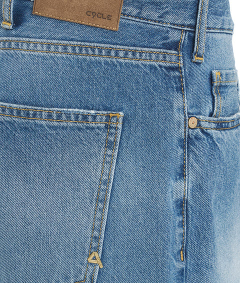 Jeans "Full Wide Straight Leg" #blu