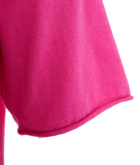 Maglia croppped #pink