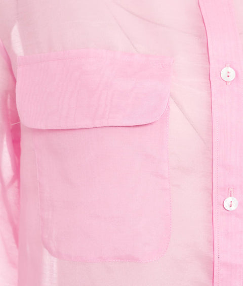 Camicetta semitrasparente #pink