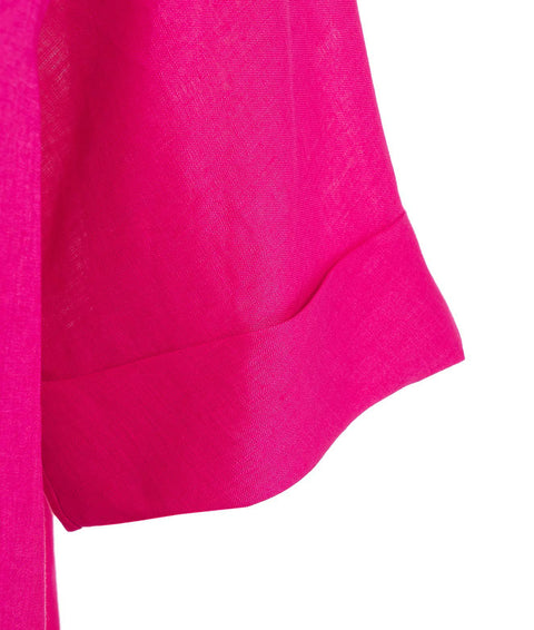 Camicetta in lino #pink