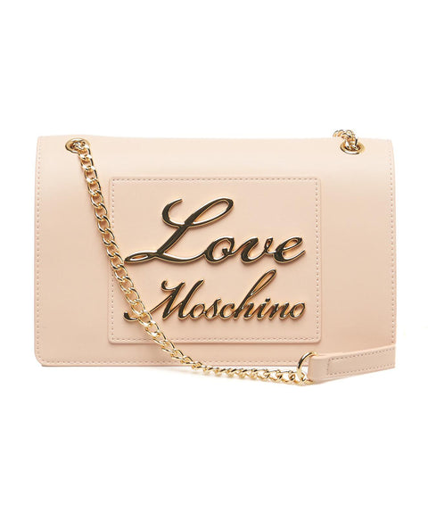 Love Moschino Borsa a tracolla con Logo Rosa Donna