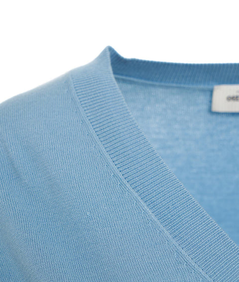 Maglione lavorato a maglia #blu