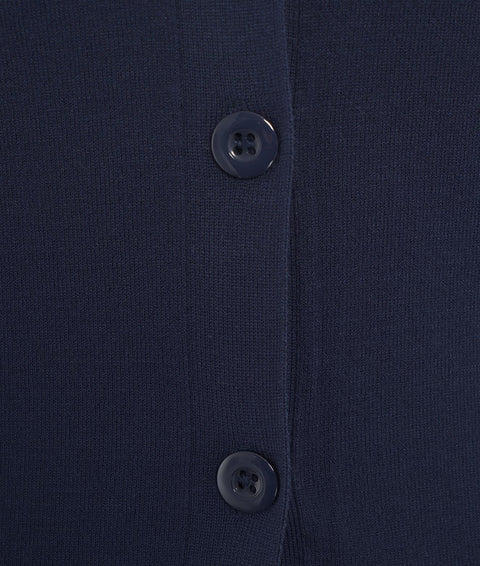 Cardigan in maglia #blu