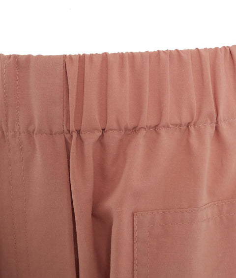 Pantaloni carrot fit #rosa