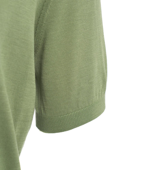 Polo in maglia #verde