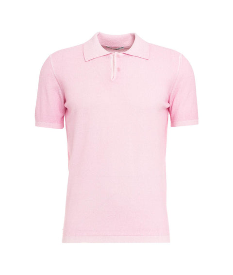 Polo in spugna #pink