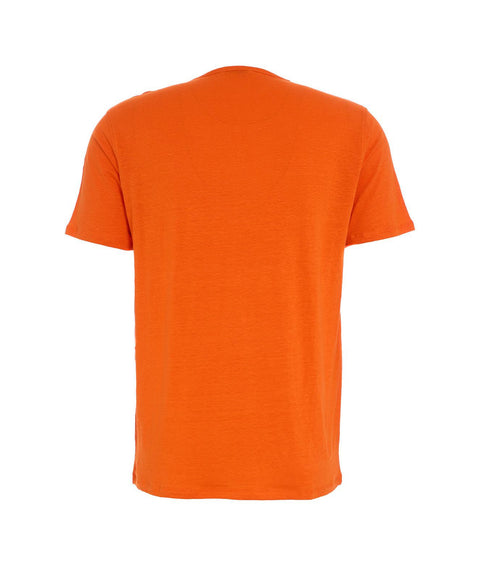 T-shirt "Lino" #arancione