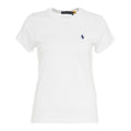 T-shirt with embroidered logo #bianco