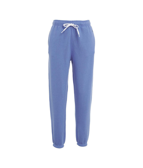 Pantaloni jogger con logo ricamato #blu