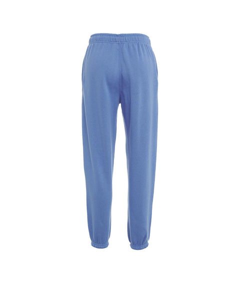 Pantaloni jogger con logo ricamato #blu