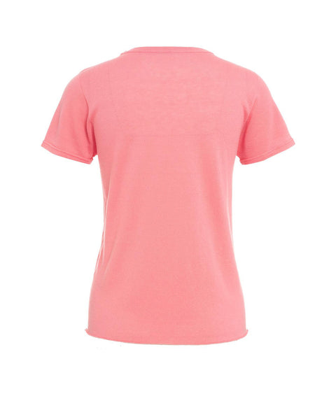 T-shirt in maglia #pink