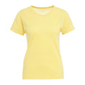 T-shirt in maglia #giallo