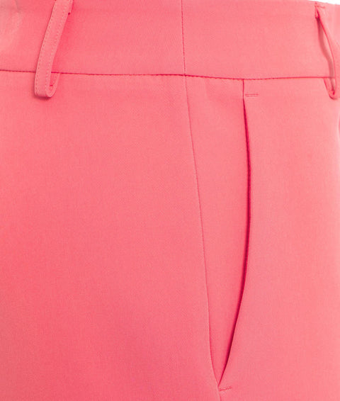 Pantaloncini con dettaglio logo #pink