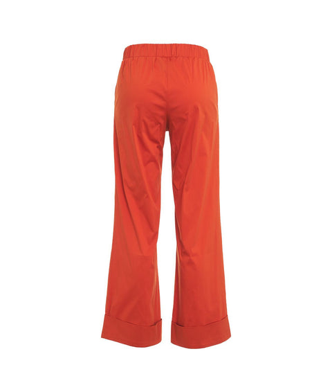 Pantaloni flared #arancione
