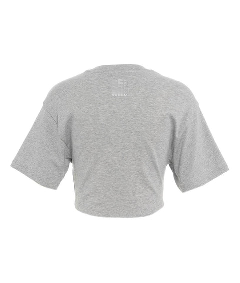 T-shirt con arricciatura #grigio