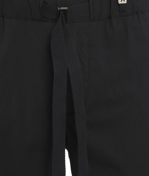Pantaloncini con cintura #nero