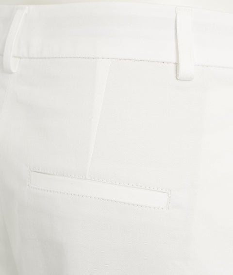 Pantaloni "Trona" con pieghe #bianco