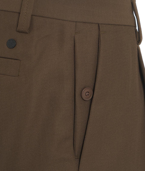 Pantaloni larghi "Hobart" #oliva