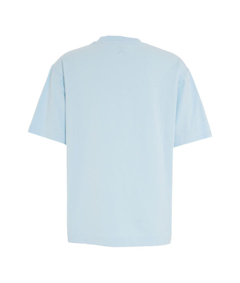 Maglietta in cotone #blu