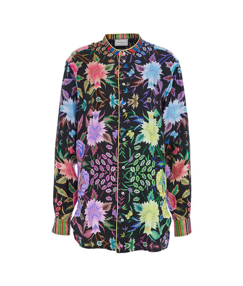 Blusa con stampa floreale #multicolore