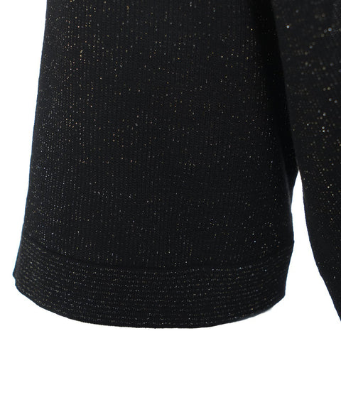 Maglione glitterato #nero