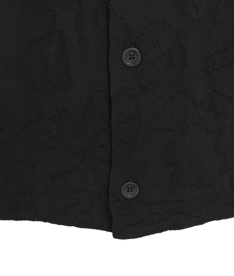 Camicia in maglia #nero