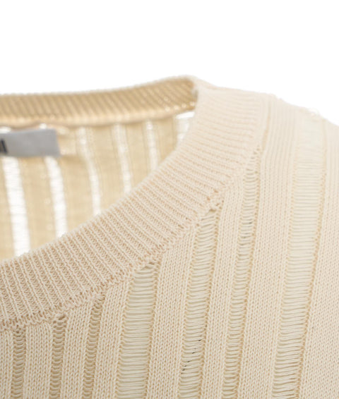 Pullover a maglia #beige